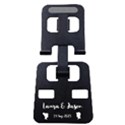 Personalized Save the Date Wedding Name Fully Adjustable Portable Phone/Tablet Stand View2