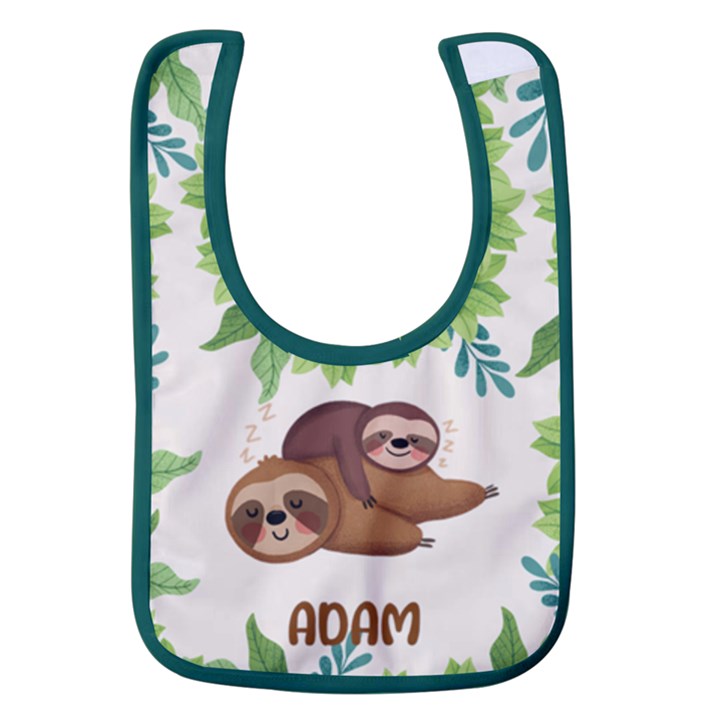 Sloth Name Baby Bib Baby Bib
