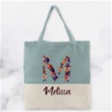 Personalized Initial Name Tote Bag Grocery Tote Bag View2