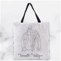 Personalized Name Lover Line Art Hand Draw Style Grocery Tote Bag View1