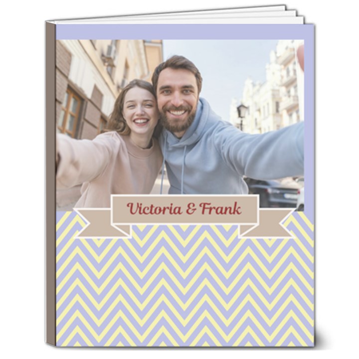 Personalized Photo Name Rings Hardcover Notebook 8  x 10  Hardcover Notebook