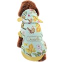Custom Floral Name Any Text Dog Coat View2