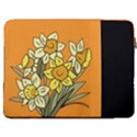 Personalized Birth Month Flower 17  Vertical Laptop Sleeve Case With Pocket View2