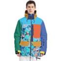 Custom Mix Color Any Text Name Men s Multi Pockets Zip Ski and Snowboard Waterproof Breathable Jacket View1