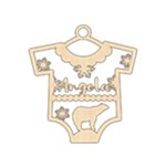 Testing Font - BigSno-New Wood Ornament Front