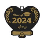 Personalized Graduation Class Wood Ornament Front