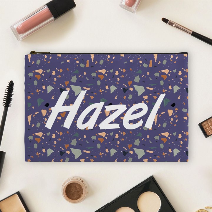  Personalized Pattern Seamless Terrazzo Cosmetic Bag (Large)