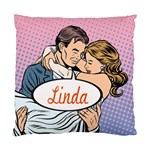 Personalized Couple Lover Name Standard Cushion Case (Two Sides) Back