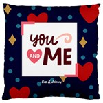 Love Type Large Cushion Case (One Side) Front