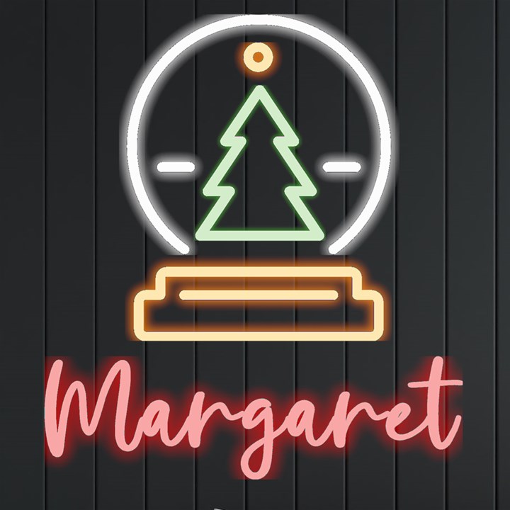 Personalized Ball Tree2 Name Neon Signs and Lights