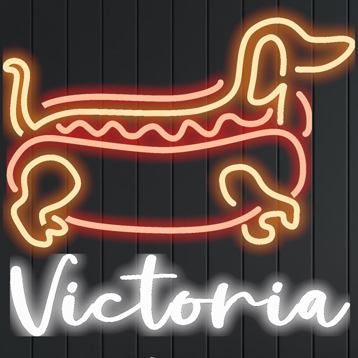 Personalized Hotdog Name Neon Signs and Lights