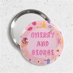Personalized Couple Lover Valentine Name 2.25  Handbag Mirror Front