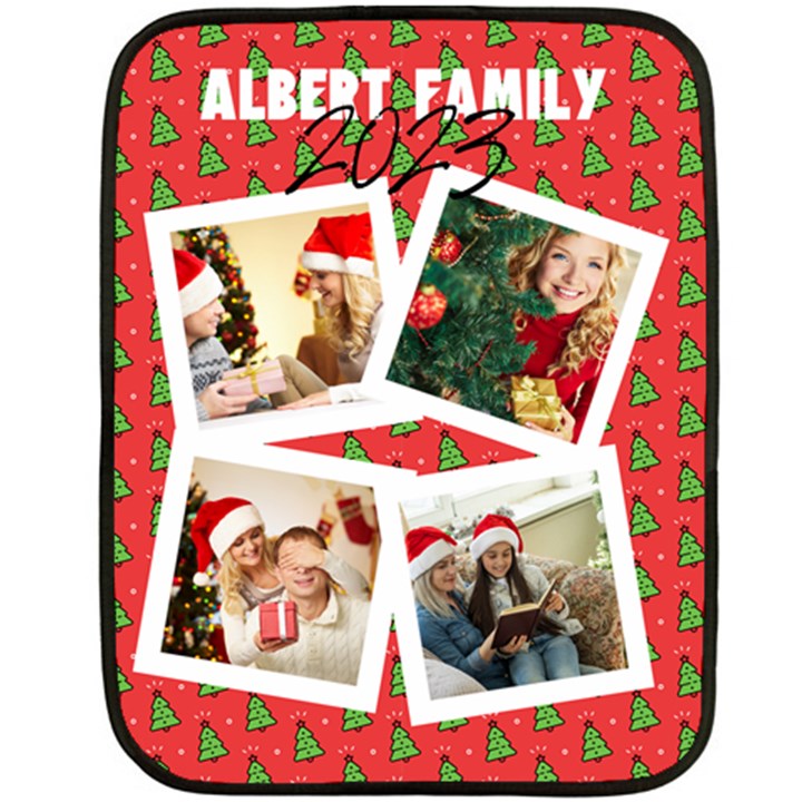 xmas photo blanket Fleece Blanket (Mini)
