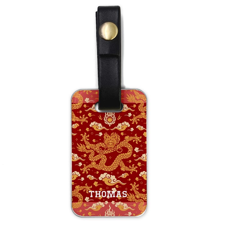 Chinese Graphic Pattern Luggage Tag (one side)