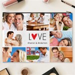 Personalized Love Photo Any Text Cosmetic Bag Cosmetic Bag (XXXL) Back