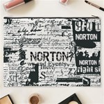 Personalized Newspaper Name Cosmetic Bag Cosmetic Bag (XXXL) Back