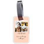Personalized Photo Name Diamond Luggage Tag (two sides) Luggage Tag (two sides) Front