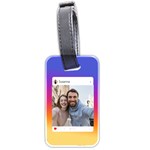 Personalized Photo Name instagram Luggage Tag (two sides) Luggage Tag (two sides) Front