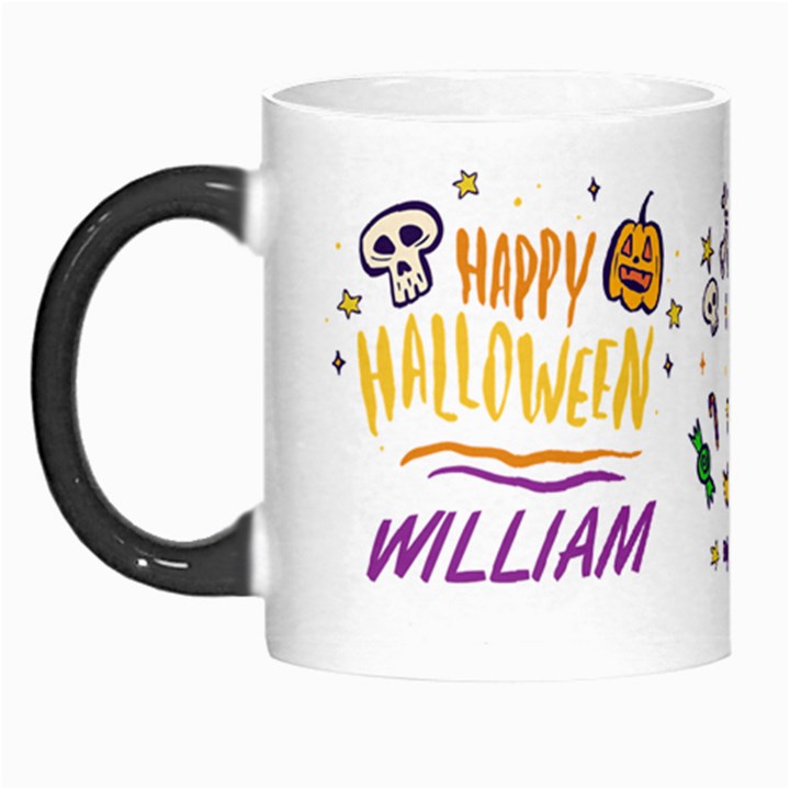Personalized Halloween Name Any Text Morph Mug Morph Mug