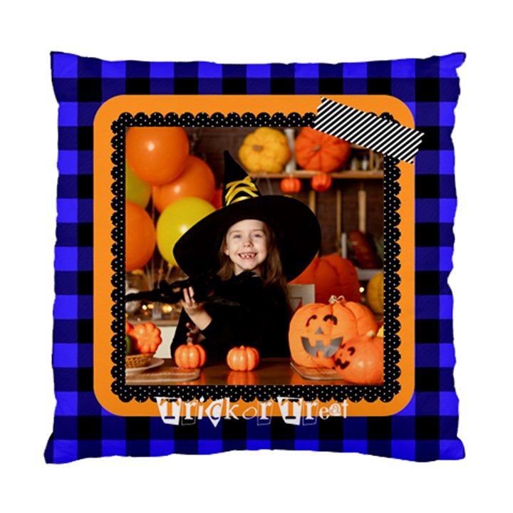 Personalized Photo Halloween Lace Frame Standard Cushion Case Standard Cushion Case (One Side)