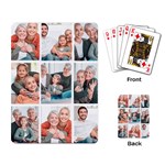 9 Photo Collage White Playing Cards Single Design (Rectangle) Back