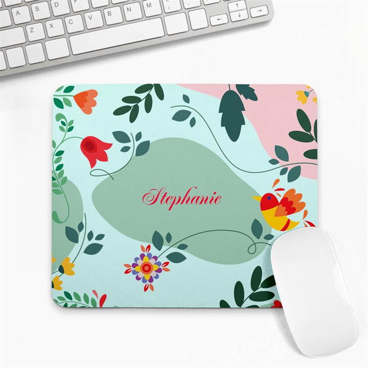 Spring Flower Name Mousepad Collage Mousepad