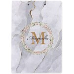 Initial Name Acrylic Clipboard A4 Acrylic Clipboard Back