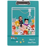 Personalized Claw Machine Photo Name A4 Acrylic Clipboard A4 Acrylic Clipboard Front