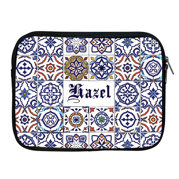 Personalized Tiles Name iPad Zipper Case Apple iPad Zipper Case
