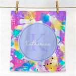 Personalized Name Any Text Art Paint Face Towel Face Towel Front