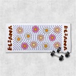Custom Retro Style Name Any Text 29 X13  Super Absorbent Gym Sports Towel Front